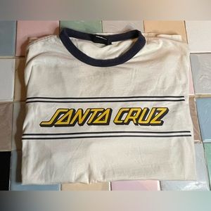 Santa Cruz Skateboards Ringer T-Shirt, L